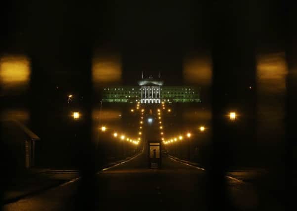 The view into the Stormont Estate on the night that the Executive fell.

Picture by Jonathan Porter/PressEye.com
