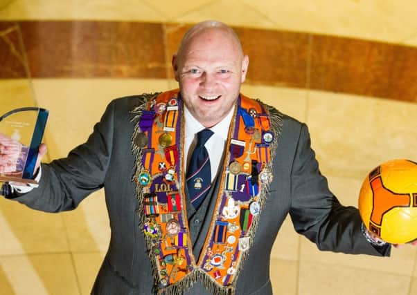 Ballymena United manager, and Orangeman, David Jeffrey was the recipient of the Grand Master's Award at last year's ceremony. The 2017 event is due to return to Lisburn in March