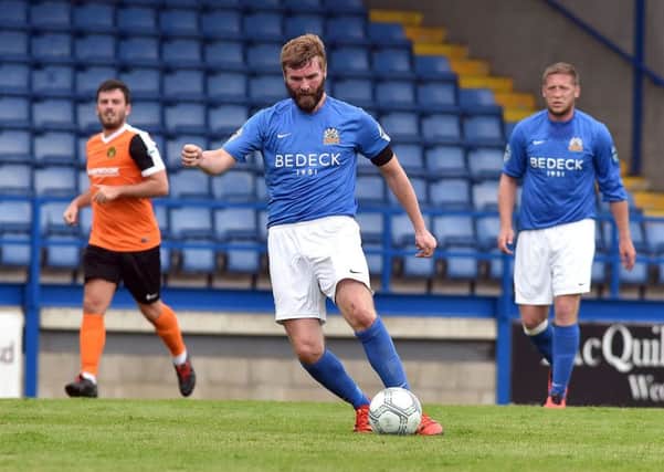 Paddy McCourt doesn't want his brief spell at Glenavon to be the end of his playing career. 
Photo by TONY HENDRON/Presseye.com.
