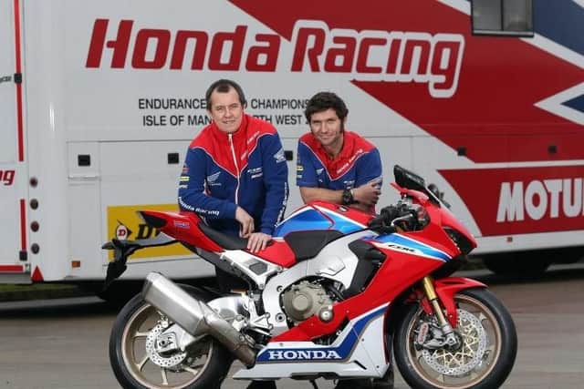 Honda Racing's new 2017 line-up of John McGuinness and Guy Martin.