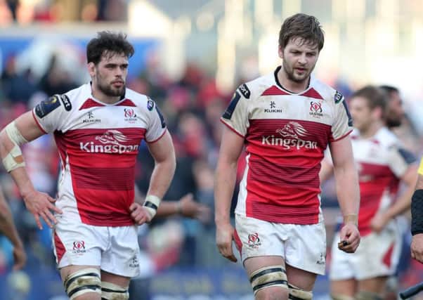 Disappointment for Ulster's Iain Henderson and Clive Ross