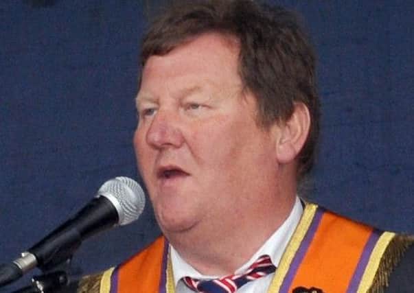David Mahon is a well known figure in Orange and unionist circles