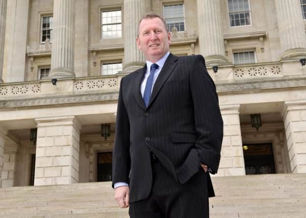 Captain Doug Beattie MC MLA of the Ulster Unionist Party at Parliament Buildings, Stormont. Picture Press Eye