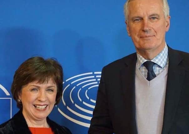 Diane Dodds MEP met with EU Brexit negotiator Michel Barnier. She stressed the NI context and the need for a positive approach to talks.