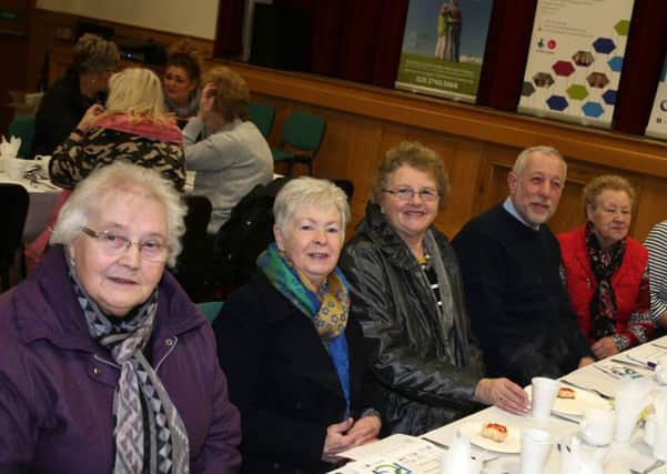 Pictured at the aging well event in Bushmills