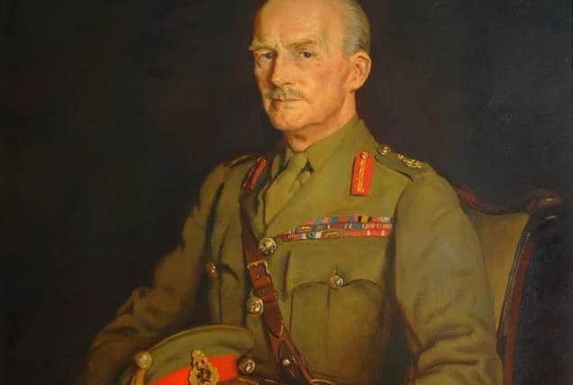 Sir John Dill, Lurgan-born general (1881) who died in Washington DC in 1944 (Copy of portrait, the original of which is housed at Cheltenham College)