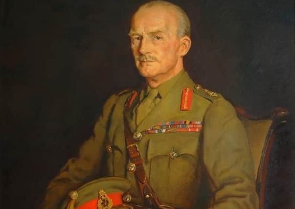 Sir John Dill, Lurgan-born general (1881) who died in Washington DC in 1944 (Copy of portrait, the original of which  is housed at Cheltenham College)