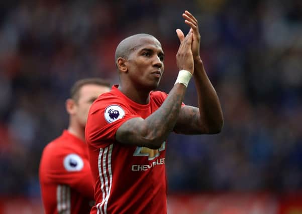 Manchester United's Ashley Young could leave before the January transfer window shuts on Tuesday