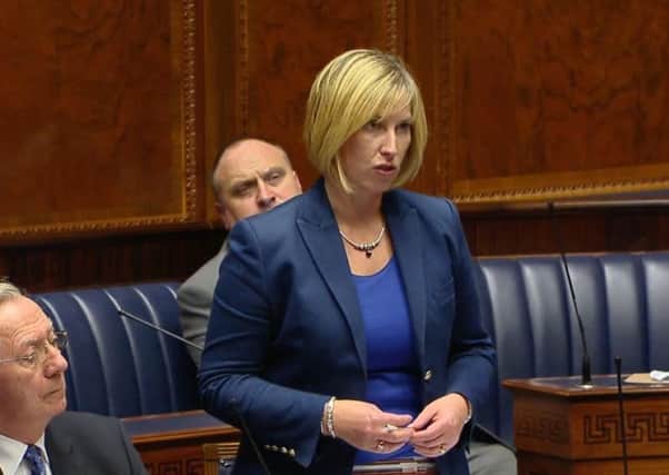 Sandra Overend speaking in the NI Assembly