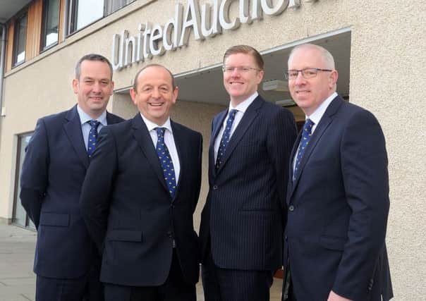 United Auctions new owners (left to right) John Roberts, George Purves, Christopher Sharp and Donald Young