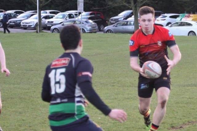 Jordan in action against Monaghan
