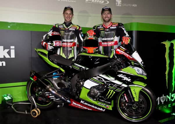 World Superbike champion Jonathan Rea and team-mate Tom Sykes unveiled the 2017 Kawasaki Ninja ZX-10RR during a special launch event in Barcelona.