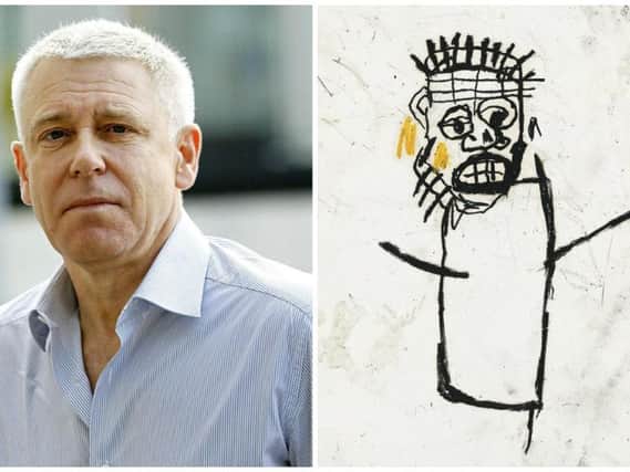 Untitled (1982) by Jean-Michel Basquiat. The work of art owned by U2 bassist Adam Clayton is expected to fetch 1.2 million at auction. Photo: PA
