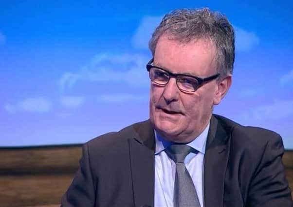 Mike Nesbitt making his comments about voting for the SDLP during an interview on the BBC Sunday Politics programme