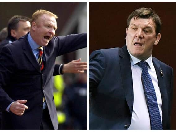 Alex McLeish and Tommy Wright have both been linked to the vacant manager's role at Ibrox