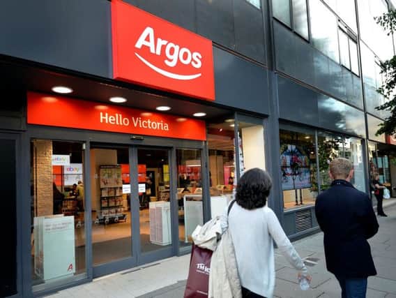 An Argos store in London.