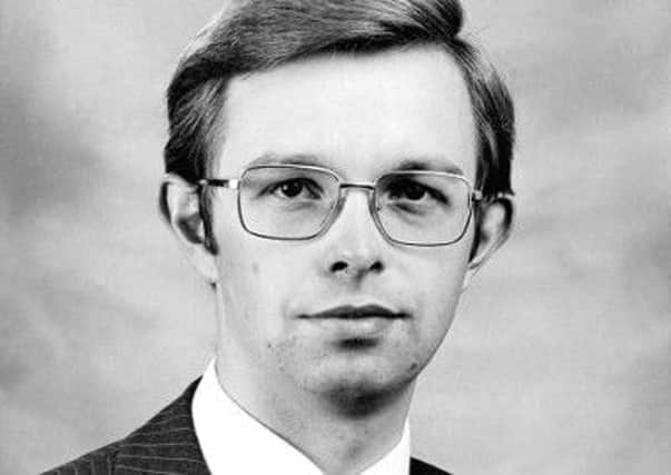 The late Edgar Graham, an Ulster Unionist MLA and Queen's University lecturer, who was shot dead by the IRA at the age of 29 on the edge of the university
