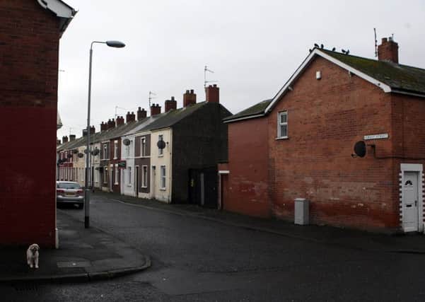 The incident happened at Forest Street, off the Springfield Road in West Belfast.