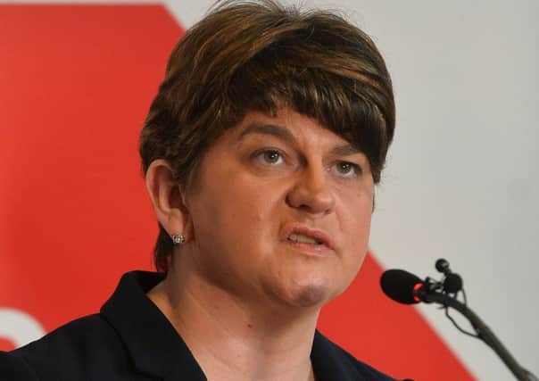 Arlene Foster wrote to the banks in January 2013