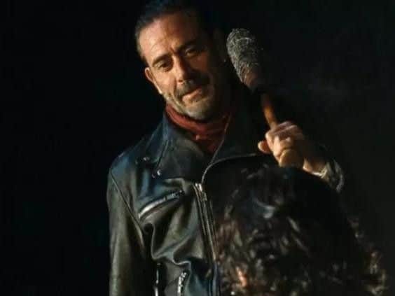 In the show, Negan kills one of his victims by playing "eenie meenie miny moe."