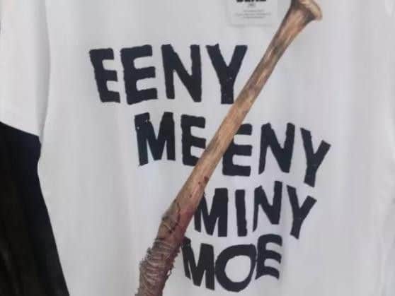 The t-shirt has now been pulled from sale.