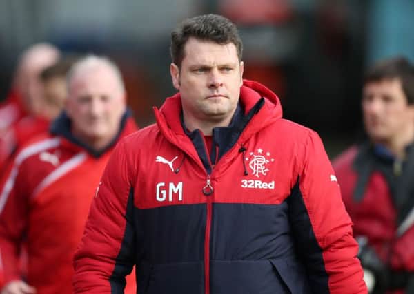 Rangers caretaker boss Graeme Nurty