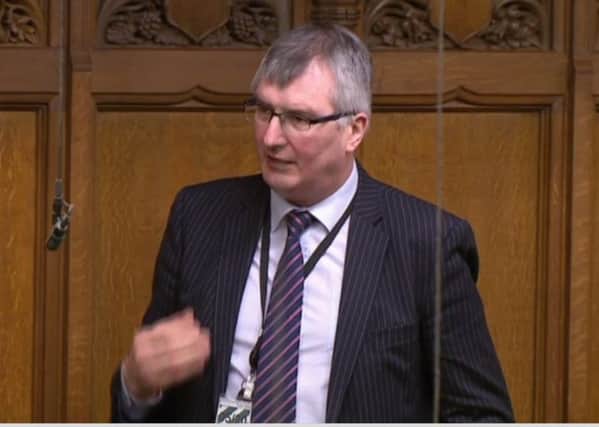 Tom Elliott, the Ulster Unionist MP for Fermanagh and South Tyrone, speaks during a DUP motion on legacy matters in the House of Commons, Thursday February 23 2017. Image from parliamentlive.tv