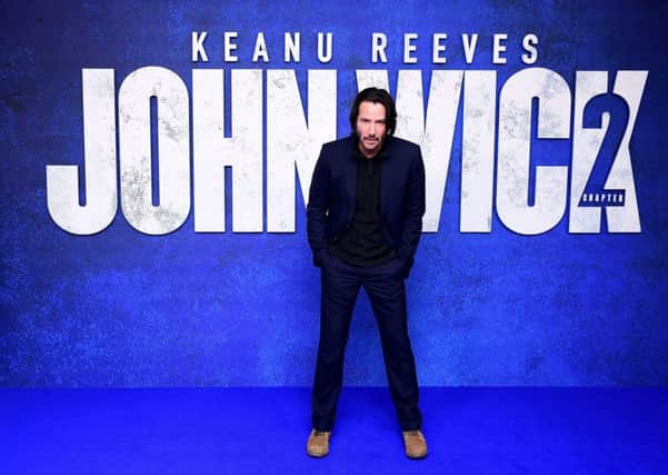 Keanu Reeves at a gala screening of John Wick: Chapter 2 at Vue West End, Leicester Square, London. Pic: PA
