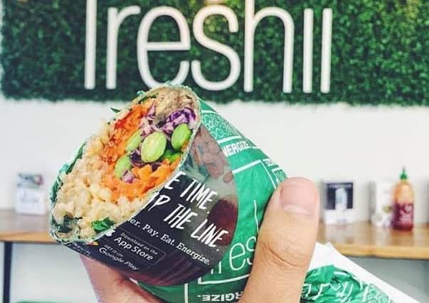 Freshii meal choices are based on fibre-rich, slow-burning carbs, essential fats and lean proteins.