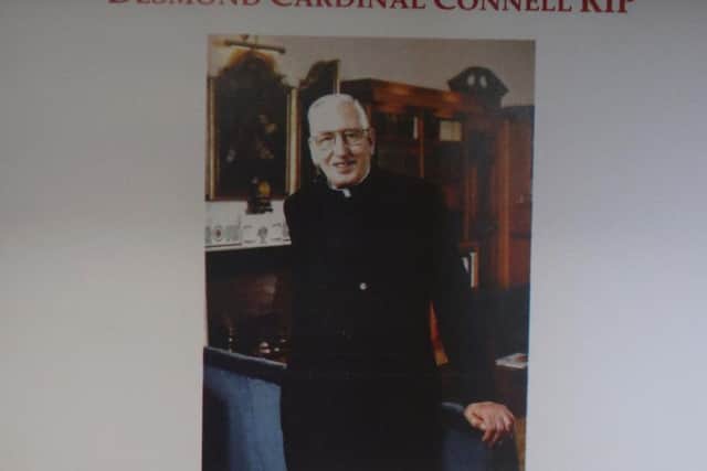 A mass booklet as the funeral mass of late Cardinal Desmond Connell takes place in the Pro-Cathedral in Dublin.