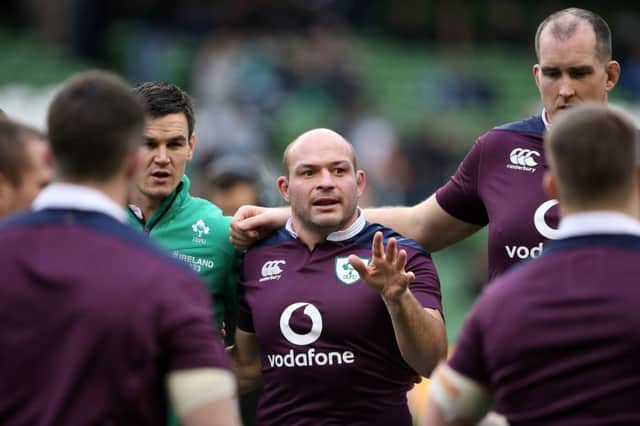 Ireland captian Rory Best  before the  France  match