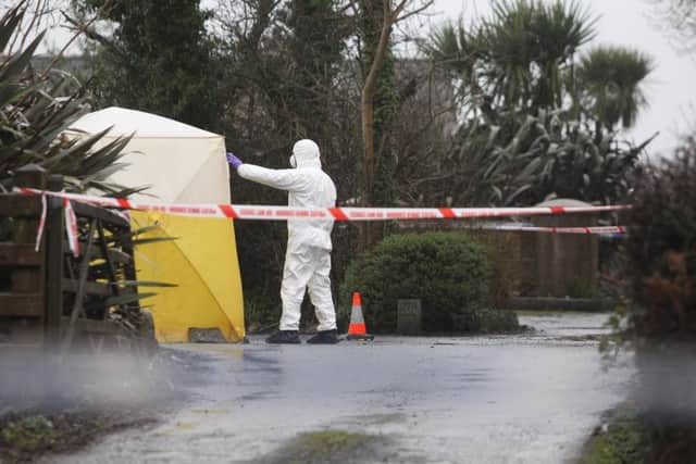 A murder investigation is under way on the Bangor Road in Newtownards.