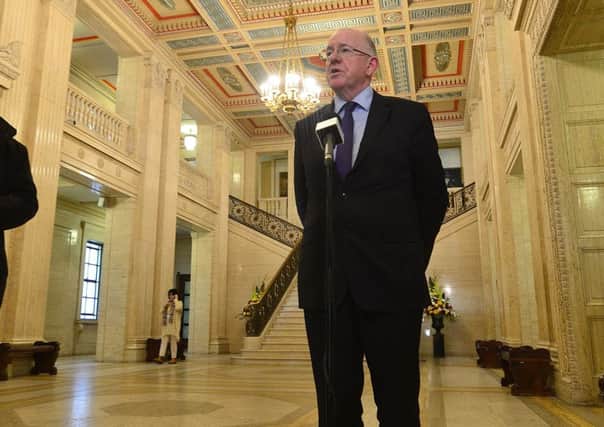 The Irish Foreign Affairs Minister Charlie Flanagan, pictured at Stormont last month. 
Picture by Arthur Allison, Pacemaker