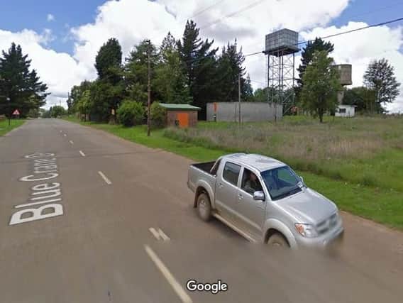 Google image of a road in Dullstroom, South Africa