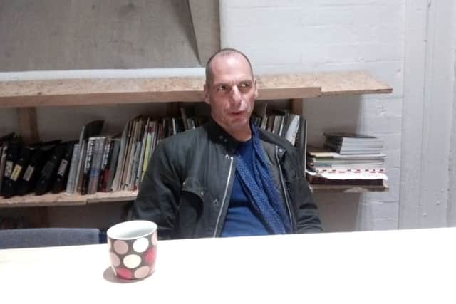 Yanis Varoufakis, the former Greek finance minister, speaks to the News Letter at Catalyst Arts Centre in Belfast, Friday February 24 2017