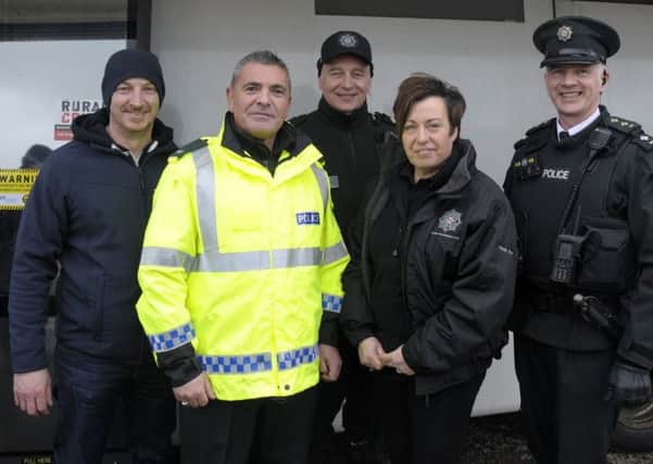 Some of the officers and colleagues from PCSP who attended the Mullahead Ploughing Match on Saturday, February 25th