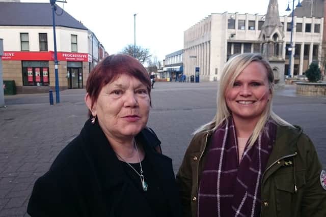 Coleraine mother and daughter Rosemary and Laura McIntyre said that while they always observe Lent each year, they are not giving up anything this time around due to a lack of willpower