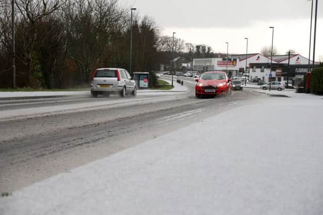 PressEye - Northern Ireland - 07th February 2017  Pictured: Sudden bad weather and poor driving conditions in Coleraine.  Picture: Philip Magowan / PressEye