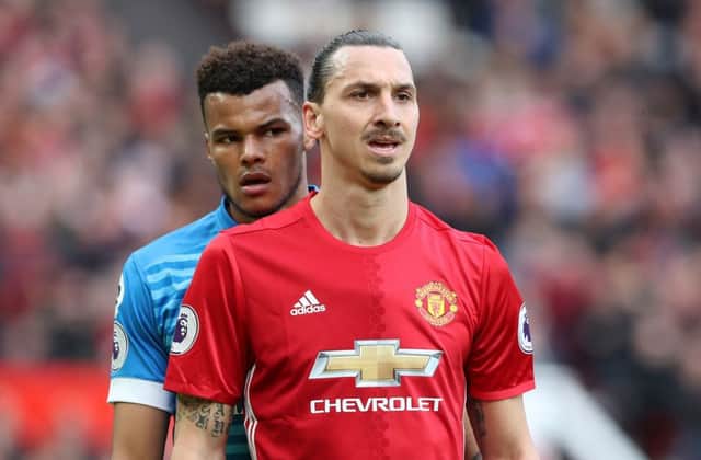 Bournemouth's Tyrone Mings has been handed a five-match ban for violent conduct by the Football Association after standing on Zlatan Ibrahimovic's head in the Premier League match against Manchester United on Saturday. Photo: Martin Rickett/PA Wire.