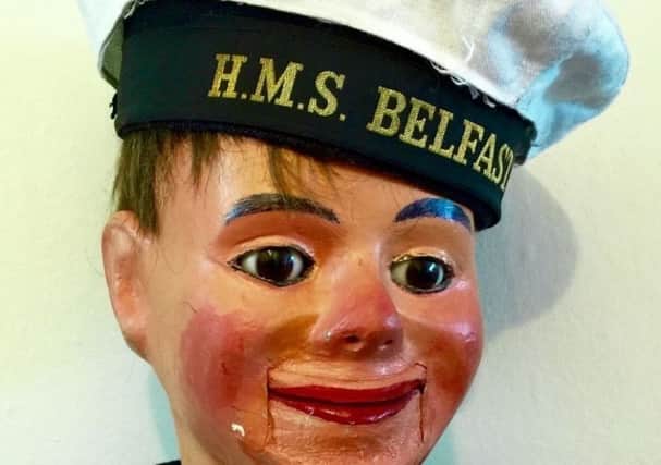 There's even a ventriloquist doll wearing a HMS Belfast uniform for sale.