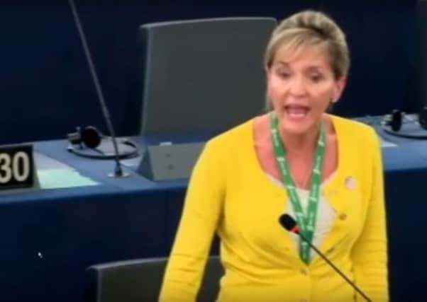 Martina Anderson MEP makes controversial speech at the European Parliament. March 13 2017