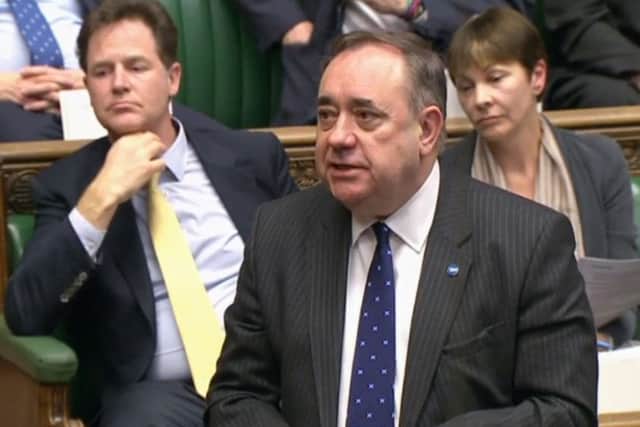 Former First Minister of Scotland Alex Salmond speaks in the House of Commons, London. Photo: PA Wire
