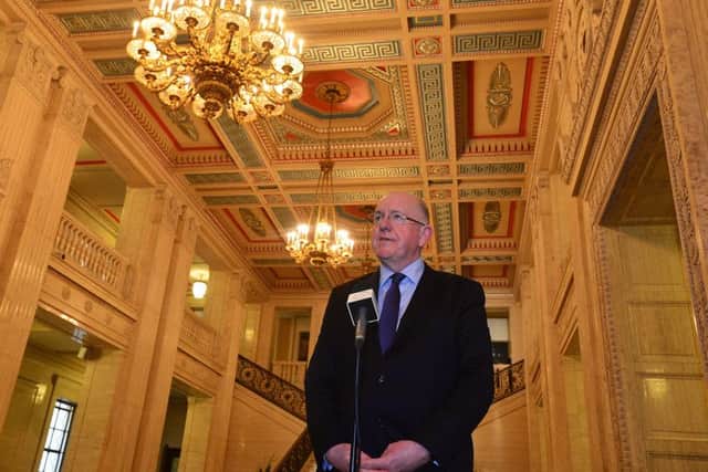 The Irish Foreign Affairs Minister, pictured at Stormont earlier this year, has dismayed victims with his "absolute hypocrisy" in lecturing the British on legacy matters, says Ken Funston. 
Picture By: Arthur Allison.