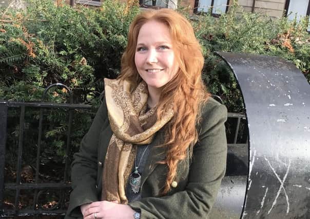 Down to Earth member Ciara Campbell Crawford in Belfast as critics of plans for Northern Ireland's first green burial site at Lough Money, in Downpatrick have raised fears over 'pagan element'" of the scheme.