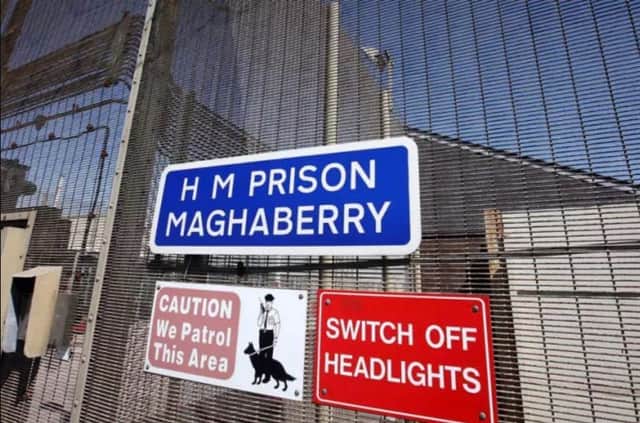 The attack is said to have taken place in the mainstream wing of Maghaberry Prison