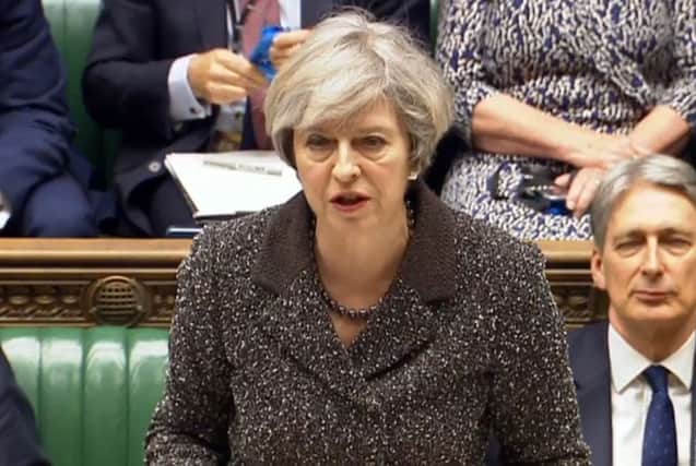 Theresa May's letter said the 'UK government is concerned that the whole system of addressing the past in Northern Ireland is unbalanced'