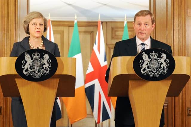 Prime Minister Theresa May meeting with Taoiseach Enda Kenny at 10 Downing Street, London, July 2016