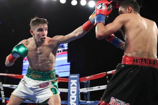 Michael Conlan in action against Tim Ibarra