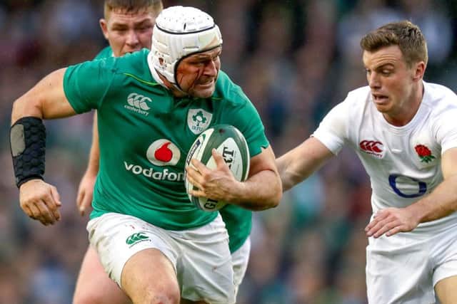 Ireland's Rory Best and George Ford