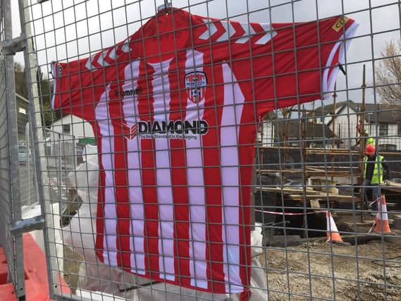 A football shirt hanging up at Derry City football ground in Brandywell in memory of Ryan McBride, as the Northern Irish football club captain was an inspiration to teammates, his side has said.